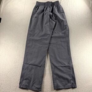 Under Armour Jogger Pants Mens Small Gray Heatgear Loose Fit Mid‎ Rise Ankle Zip
